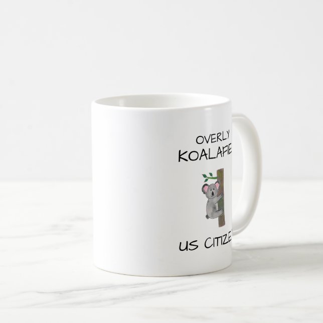 Caneca De Café Novo Cidadão Americano Cidadão Americano Dotado Mu (Frente Esquerda)