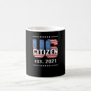 Caneca De Café Novo cidadão americano presente orgulhoso Cidadani