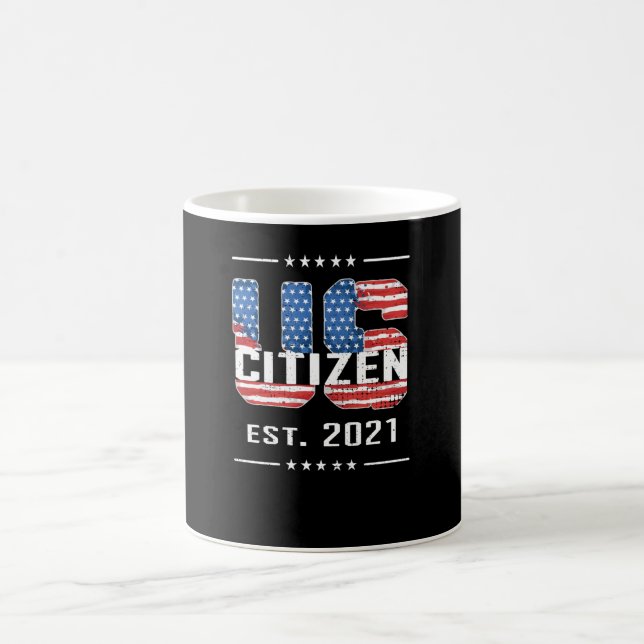 Caneca De Café Novo cidadão americano presente orgulhoso Cidadani (Centro)