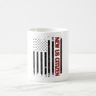 Caneca De Café Novo cidadão norte-americano americano orgulhoso