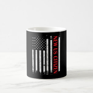 Caneca De Café Novo cidadão norte-americano americano orgulhoso