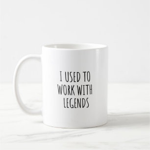 Caneca De Café Novo Colega Engraçado Deixando Boa Sorte