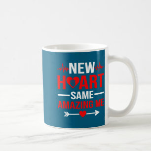 Caneca De Café Novo coração mesmo incrível eu sobrevivente de tra
