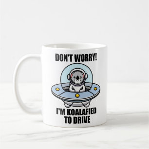 Caneca De Café Novo driver de Koala Bonito, sou Koalafied para di