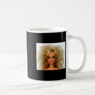 Caneca De Café Novo meme engraçado de mulher loira com rosto de b