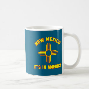 Caneca De Café Novo México Está Na América