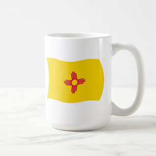 Caneca De Café Novo México Flag Mug