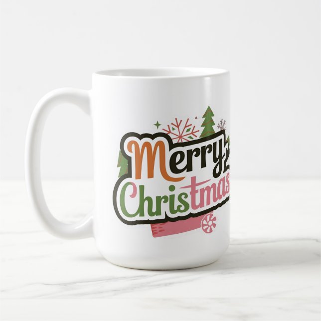 Caneca De Café Novo modelo para a Merry Christmas Mug (Esquerda)