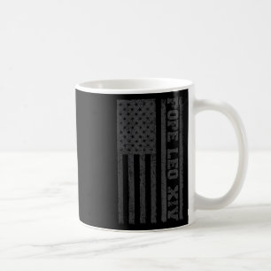 Caneca De Café Novo Papa 2025 - Pavilhão Americano - Bandeira Cat