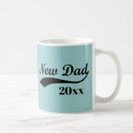 Caneca De Café Novo papai, Texto Personalizado