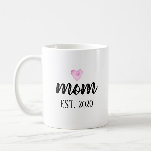 Caneca De Café Novo presente de mãe personalizado (Esquerda)