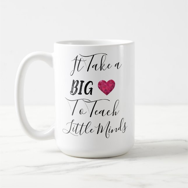 Caneca De Café Novo Presente de Professora, Novo Mug de Professor (Esquerda)