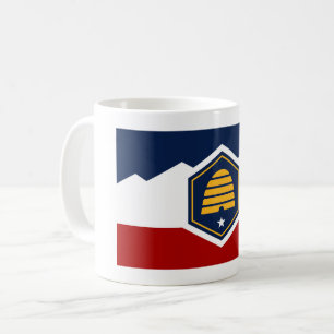 Caneca De Café novo símbolo de bandeira do estado de Utah EUA Amé