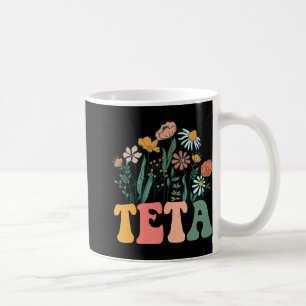 Caneca De Café Novo Teta Wildflower Primeiro Aniversário & Ex