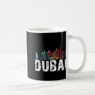 Caneca De Café Novo Uni de Amor de Dubai Skyline Para Férias em D