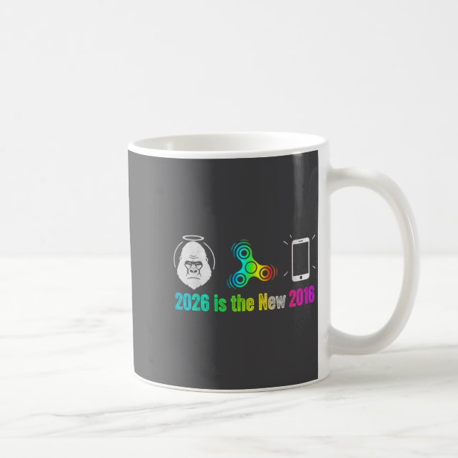 Caneca De Café Novo Vibe de Nostalgia de Meme da Internet de 2016 (Direita)
