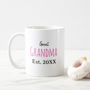 Caneca De Café Novos Excelentes, Avó, Namorada