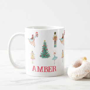 Caneca De Café Noz-cracker e Ballerina - Natal bonito