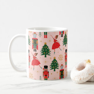 Caneca De Café Noz-cracker e Ballerina - Natal Rosa