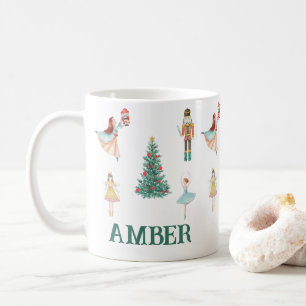 Caneca De Café Noz-cracker personalizado e Ballerina - Natal boni