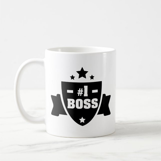 Caneca De Café Nr 1 Boss Coffee Mug (Esquerda)