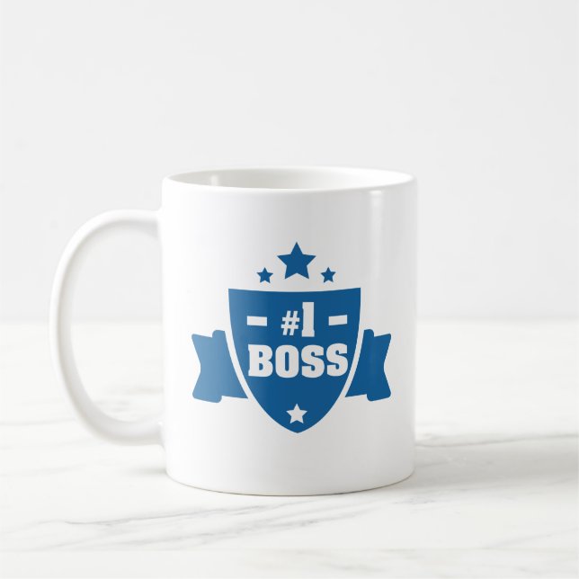 Caneca De Café Nr 1 Boss Coffee Mug (Esquerda)