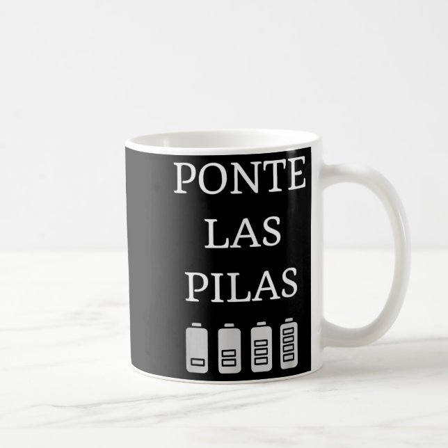 Caneca De Café Nte Las Las Spanish Saying Motivational  (Direita)