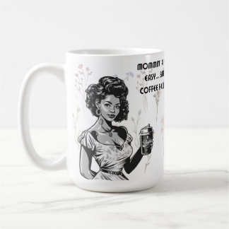 Caneca De Café Núcleo de Algodão Flor Mommin não é fácil