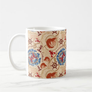 Caneca De Café Núcleo de Crustáceos