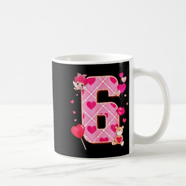 Caneca De Café Number 6 Matching 67 Meme 6 7 Couple Matching Vale (Direita)