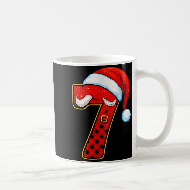 Caneca De Café Number 7 Matching 67 Meme Christmas Pajamas Men Wo (Direita)