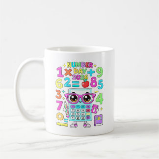 Caneca De Café Number Day 2026 Cute Calculator Math Design