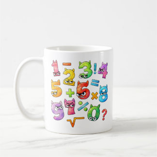Caneca De Café Number Day Maths Mug | Numbers and Sums