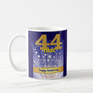Caneca De Café Numeral de Negrito de Aniversário de Recuperação P