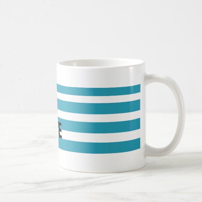 Caneca De Café Numeral Romano: Nove Mug (Direita)