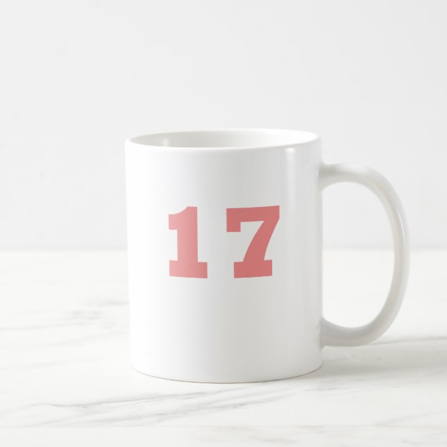 Caneca De Café Número 17! (Direita)