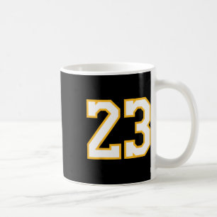 Caneca De Café Número 23 Frente E Byck Bysketbyll Jersey Roxo