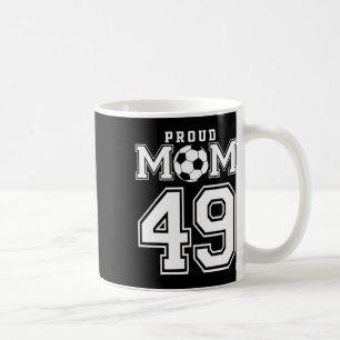 Caneca De Café Número 49 Personalizado Orgulhoso Futebol Mãe Pers