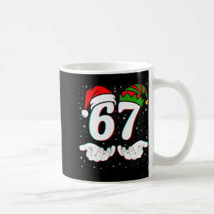 Caneca De Café Número 67 Correspondente Seis Sete 6 7 Meme 6-7 Na