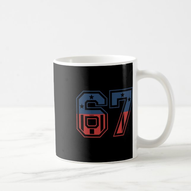 Caneca De Café Número 67 EUA  (Direita)