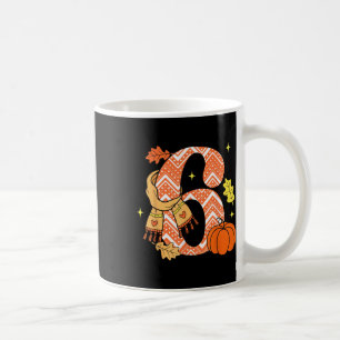 Caneca De Café Número 6 67 Outono Abóbora Meme Engraçado Seis Set