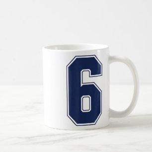 Caneca De Café Número 6 7 Fantasia de Casal Duo 67 Seis Sete Meme