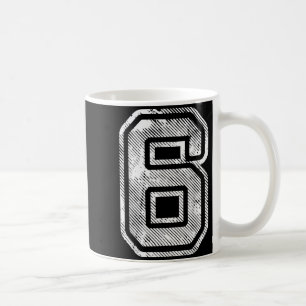 Caneca De Café Número 6 Correspondência Engraçada 67 Meme Hallowe
