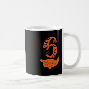 Caneca De Café Número 6 Fantasia de Halloween do Meme 67 Correspo