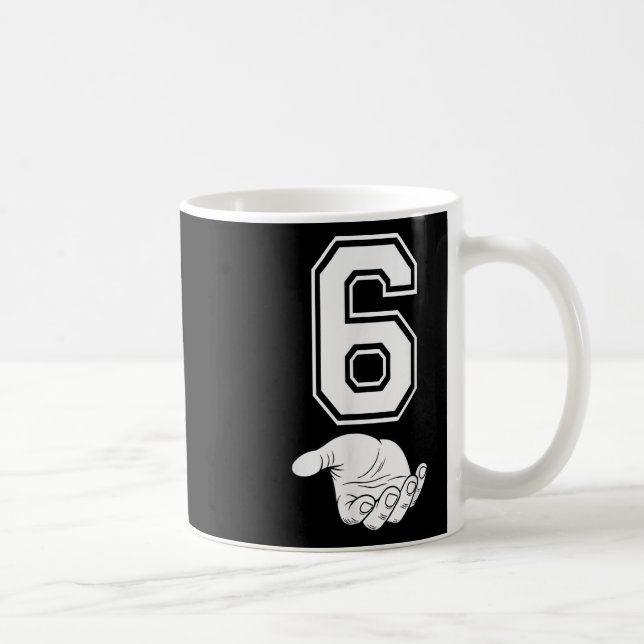 Caneca De Café Número 6 Traje de Halloween do Meme Correspondente (Direita)