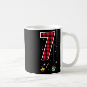 Caneca De Café Número 7 Dito de Meme Engraçado 6 7 Seis Sete Nata