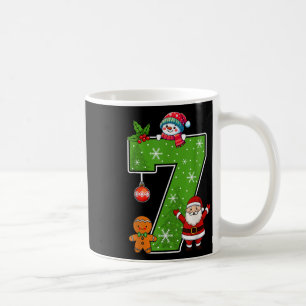 Caneca De Café Número 7 Divertido 67 Meme Casal Pijamas Natal Mãe
