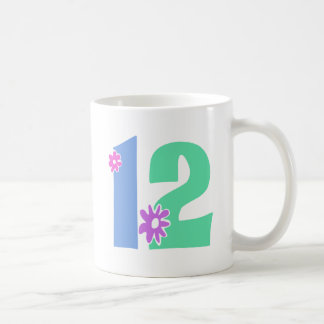 CANECA DE CAFÉ NÚMERO DECORATIVO 12