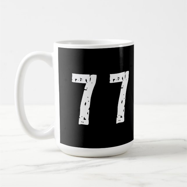 Caneca De Café Número desportivo 77 (Esquerda)