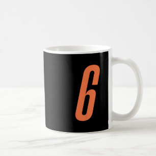 Caneca De Café Número Laranja 6 7 Meme Engraçado de Halloween Rou